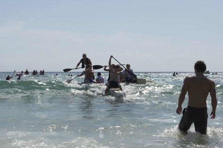 Praa sands Raft Race Cornwall