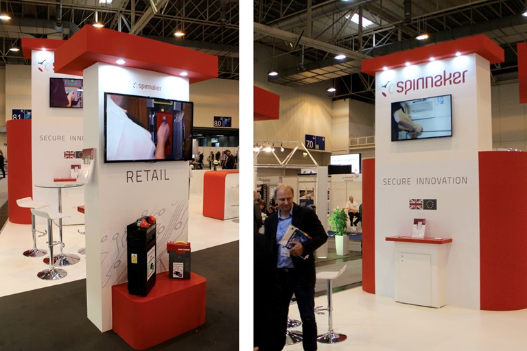 Spinnaker, Design79, exhibition, design, digital, engineering, security, display