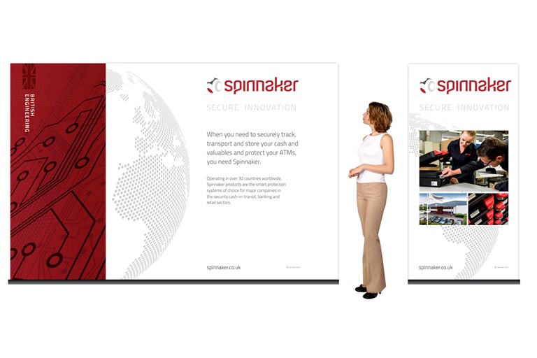 Spinnaker, Design79, exhibition, design, digital, engineering, security, display