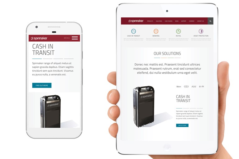 Spinnaker, Design79, website, design, digital, engineering, security