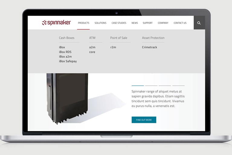 Spinnaker, Design79, website, design, digital, engineering, security