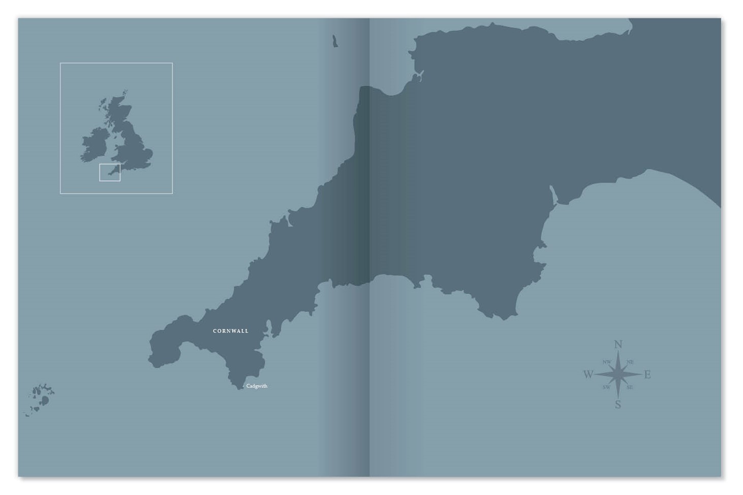 Elementum, design, print, publication, magazine, nature, clean, presentation, layout, Design79, Cornwall, map, Cadgwith