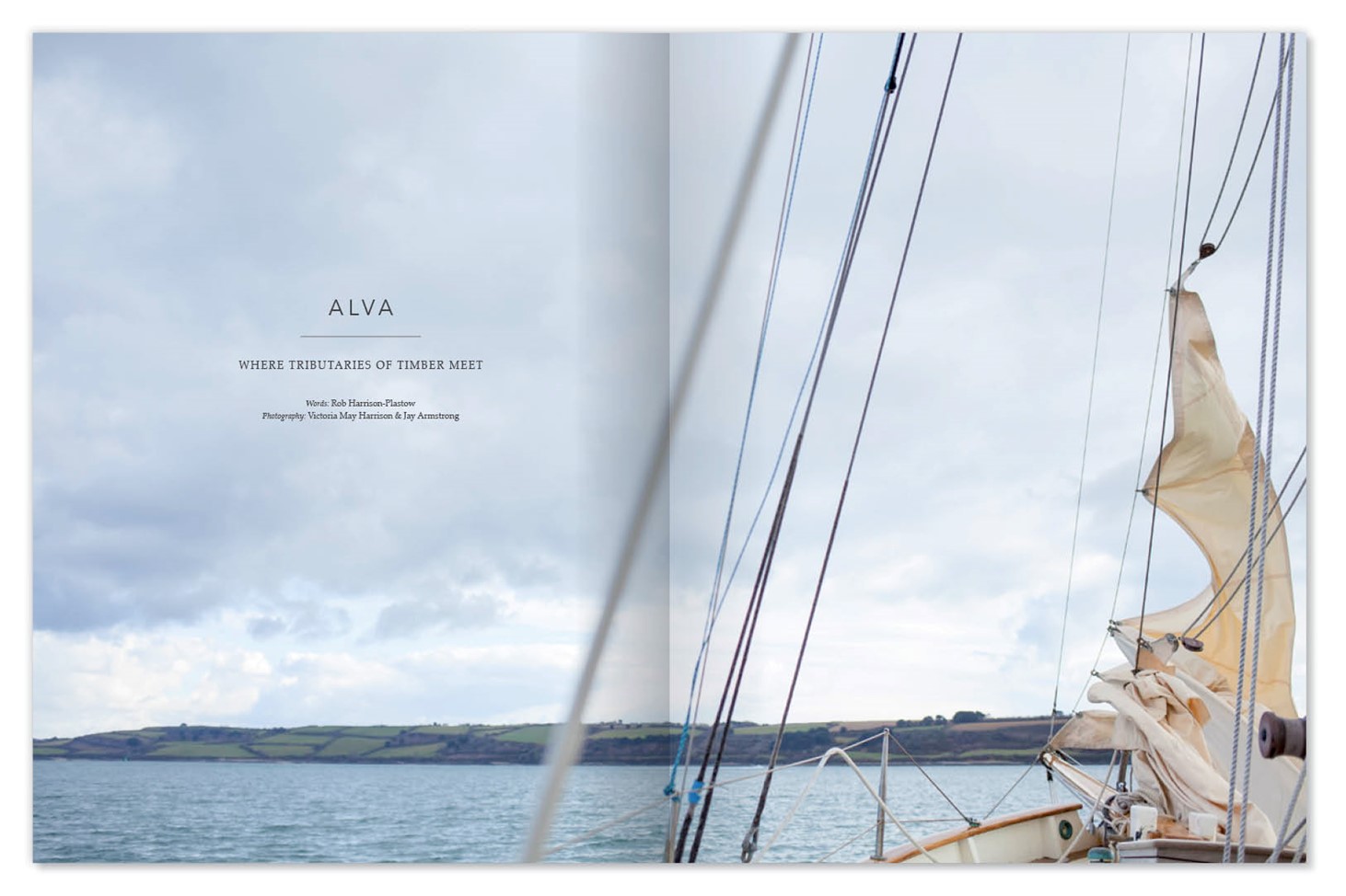 Elementum, design, print, publication, magazine, nature, clean, presentation, layout, Design79, boat, sky, Cornwall